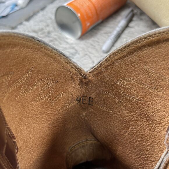 Ariat Western Cowboy Boots Men's 9 EE Sedona Rodeo Riding Leather - Picture 10 of 11